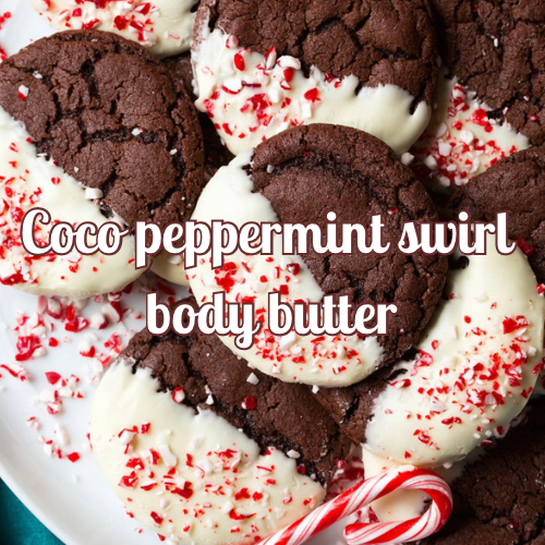COCO PEPPERMINT SWIRL BODY BUTTER
