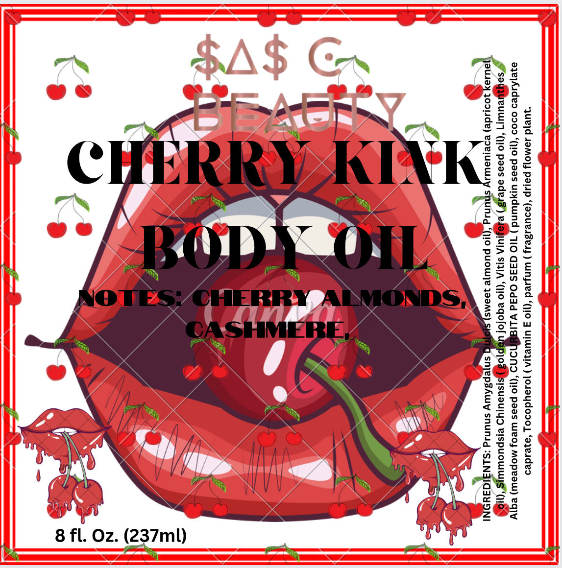 Cherry Kink Body Oil 🍒😉