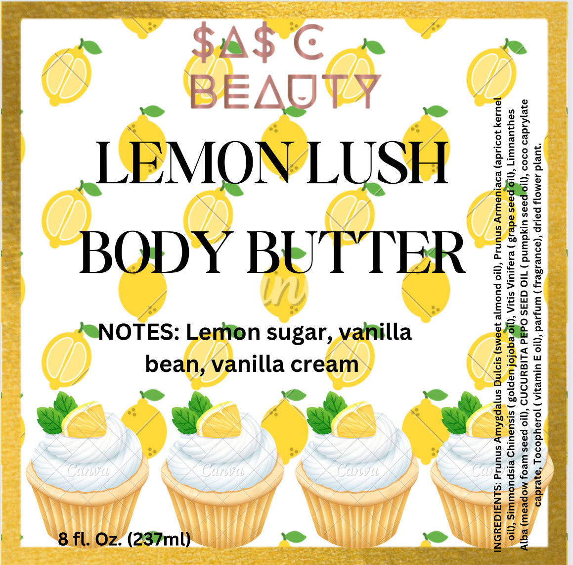 Lemon Lush Body Butter ππ§