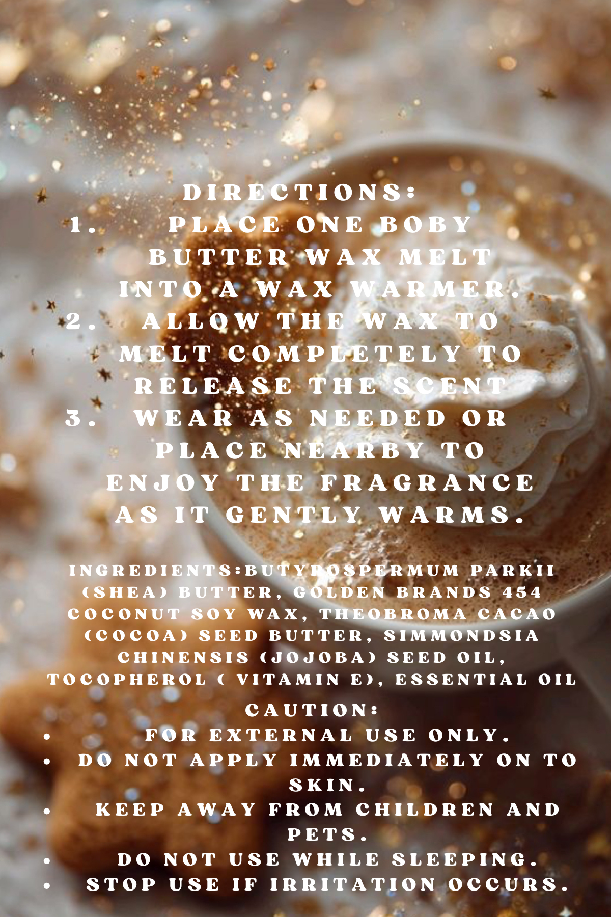 Body Butter Wax Melts All Natural Coconut Soy Wax