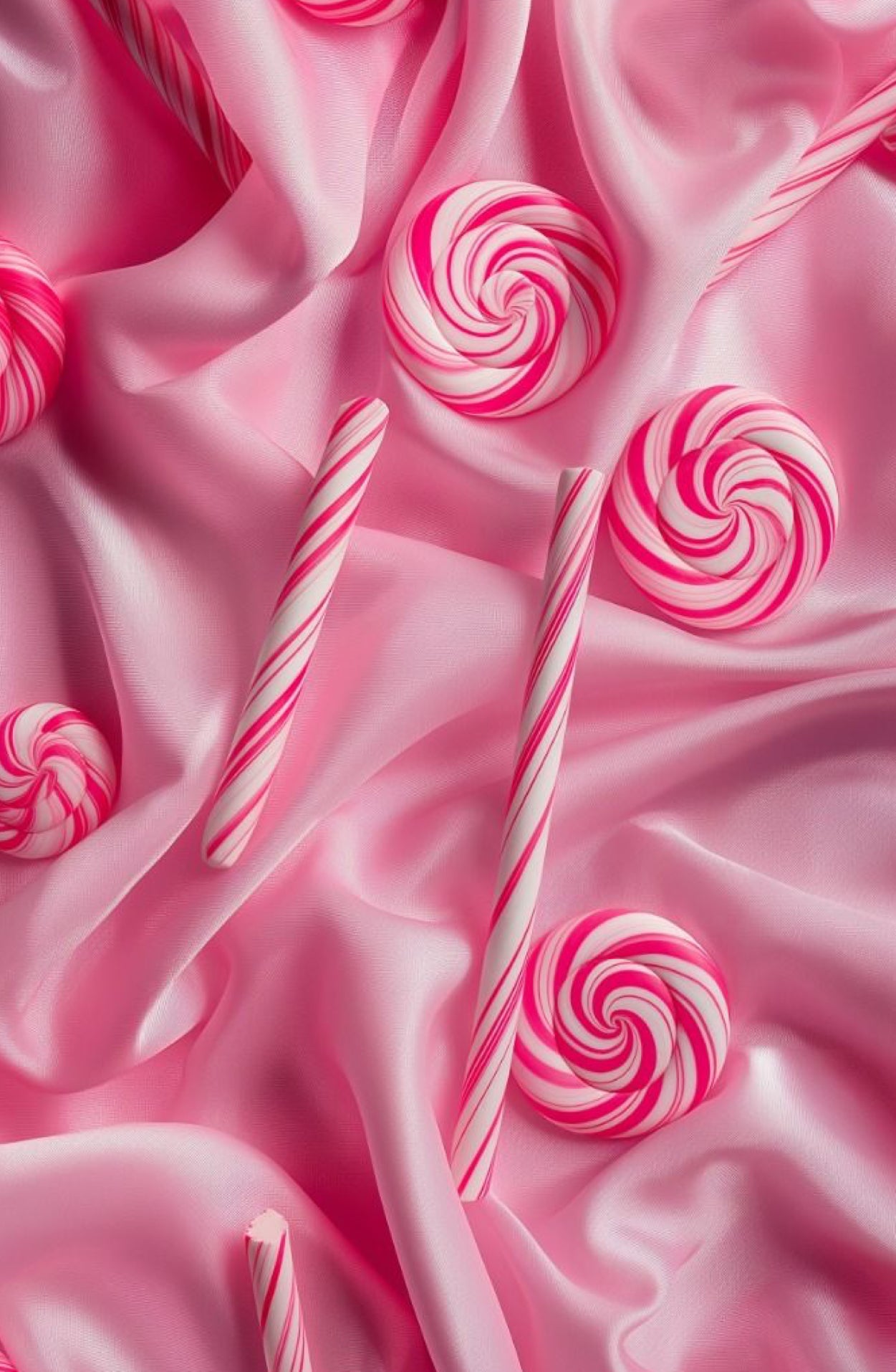 Candy Cane Lip Balm Keychain