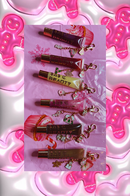 Gingerbread Lip Balm Keychain